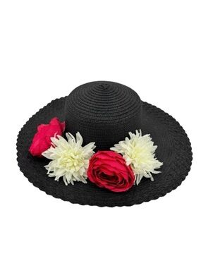 Black Floppy Sun Hat